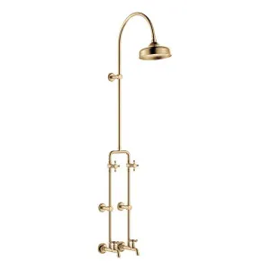 Lillian Exposed Rail Shower & Bath Set, Urban Brass by Fienza, a Shower Heads & Mixers for sale on Style Sourcebook