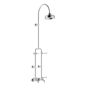 Lillian Lever Exposed Rail Shower & Bath Set, Chrome by Fienza, a Shower Heads & Mixers for sale on Style Sourcebook