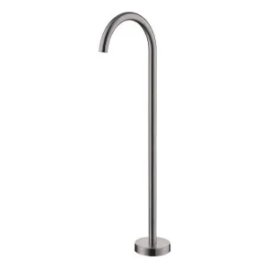 Kaya Gooseneck Floor Mounted Bath Outlet, Gun Metal by Fienza, a Bathroom Taps & Mixers for sale on Style Sourcebook