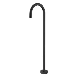 Hustle Gooseneck Floor Mounted Bath Outlet, Matte Black by Fienza, a Bathroom Taps & Mixers for sale on Style Sourcebook