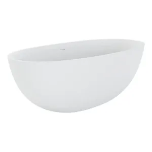 Sasso Solid Surface Bath, 1650mm, Matte White by Fienza, a Basins for sale on Style Sourcebook