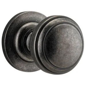 Paddington Knob Round Rose Distressed Nickel by Iver, a Door Hardware for sale on Style Sourcebook
