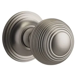 Guildford Knob Round Rose Satin Nickel by Iver, a Door Hardware for sale on Style Sourcebook