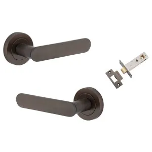 Bronte Lever Round Rose Passage Kit Signature Brass by Iver, a Door Hardware for sale on Style Sourcebook