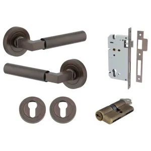 Berlin Lever Round Rose Entrance Kit w High Security Lock Signature Brass by Iver, a Door Hardware for sale on Style Sourcebook
