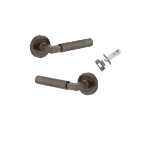 Brunswick Lever Round Rose Passage Kit Signature Brass by Iver, a Door Hardware for sale on Style Sourcebook