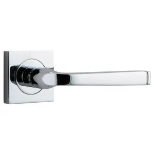 Annecy Lever Square Rose Polished Chrome by Iver, a Door Hardware for sale on Style Sourcebook