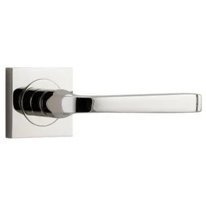 Annecy Lever Square Rose Polished Nickel by Iver, a Door Hardware for sale on Style Sourcebook
