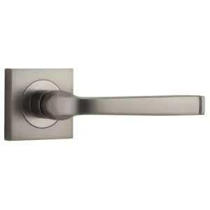 Annecy Lever Square Rose Satin Nickel by Iver, a Door Hardware for sale on Style Sourcebook