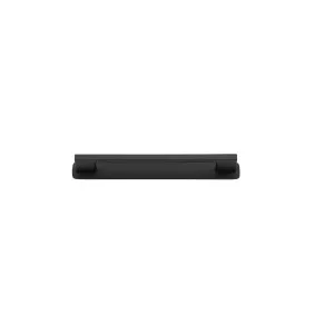 Cali Cabinet Pull With Backplate Matt Black Ctc 160Mm by Iver, a Cabinet Hardware for sale on Style Sourcebook