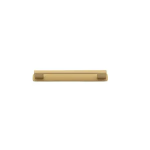 Cali Cabinet Pull With Backplate Brushed Brass Ctc 160Mm by Iver, a Cabinet Hardware for sale on Style Sourcebook
