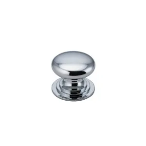 Sarlat Cupboard Knob P27xD32mm Polished Chrome by Iver, a Cabinet Hardware for sale on Style Sourcebook