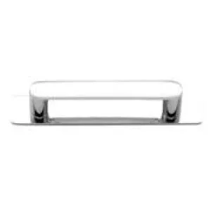 Osaka Cabinet Pull with Backplate CTC96mm Polished Chrome by Iver, a Cabinet Hardware for sale on Style Sourcebook