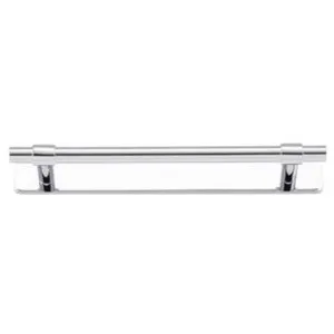 Helsinki Cabinet Pull with Backplate CTC160mm Polished Chrome by Iver, a Cabinet Hardware for sale on Style Sourcebook