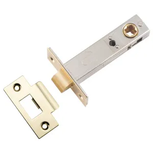 Iver Split Cam Tube Latch - 70mm Backset, Polished Brass by Iver, a Door Hardware for sale on Style Sourcebook