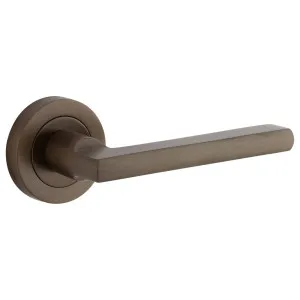 Baltimore Lever on Round Rose Signature Brass by Iver, a Door Hardware for sale on Style Sourcebook