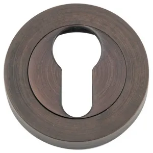 52mm Concealed Euro Escutcheon (Pair), Signature Brass by Iver, a Door Hardware for sale on Style Sourcebook