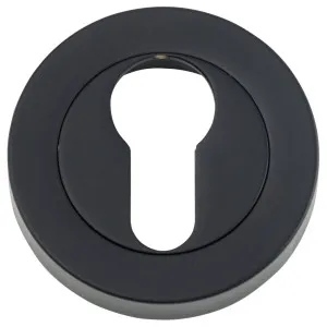 52mm Concealed Euro Escutcheon (PR), Matte Black by Iver, a Door Hardware for sale on Style Sourcebook