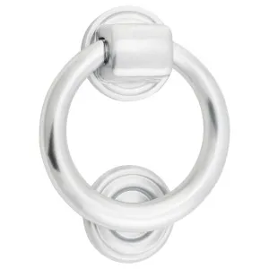 10cm Ring Door Knocker Brushed Chrome by Iver, a Door Hardware for sale on Style Sourcebook