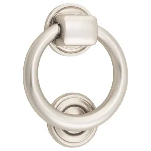 10cm Ring Door Knocker, Satin Nickel by Iver, a Door Hardware for sale on Style Sourcebook