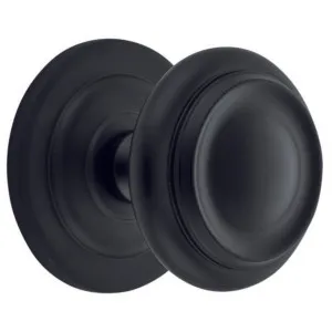 Sarlat Centre Door Knob, Matte Black by Iver, a Door Hardware for sale on Style Sourcebook
