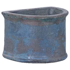 Lagoni Pot 37cm Ironstone Moss Green by Schots, a Baskets, Pots & Window Boxes for sale on Style Sourcebook