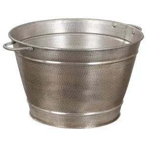 Elden Log Bucket, Antique Silver by Schots, a Fireplaces & Accessories for sale on Style Sourcebook