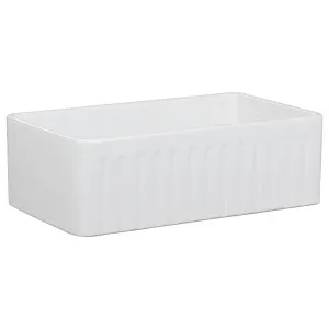Wexford Premium 76x45.9x25.4cm Single Fireclay Sink, White by Schots, a Kitchen Sinks for sale on Style Sourcebook