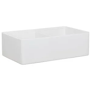 Cornwall Premium 83.5x50.8x25.4cm Double Fireclay Sink, White by Schots, a Kitchen Sinks for sale on Style Sourcebook