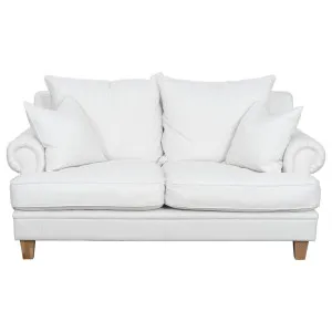 Laura 2 Seater Fabric Sofa, Pearl White by Schots, a Sofas for sale on Style Sourcebook
