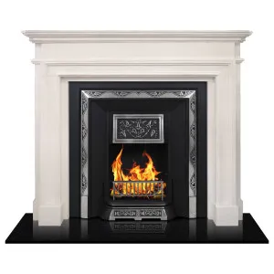Riviera Marble Mantel, Statuary White by Schots, a Fireplaces & Accessories for sale on Style Sourcebook
