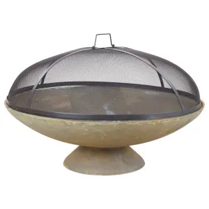 Atlas 78cm Cast Iron Fire Pit, Rust by Schots, a Fireplaces & Accessories for sale on Style Sourcebook