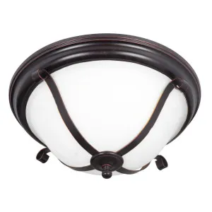 Dallas 3 Light Oyster, Bronze by Lighting Inspirations, a Fixed Lights for sale on Style Sourcebook