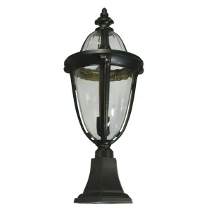 Mayfair Outdoor Pillar Mount, Antique Bronze by Lighting Inspirations, a Fixed Lights for sale on Style Sourcebook