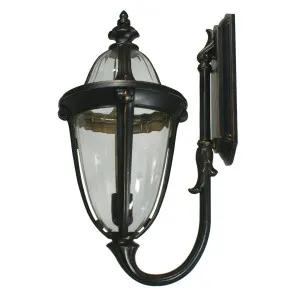 Mayfair Outdoor Wall Light, Antique Bronze by Lighting Inspirations, a null for sale on Style Sourcebook