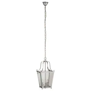 Montana Small 3 Light Lantern, Chrome by Lighting Inspirations, a Fixed Lights for sale on Style Sourcebook
