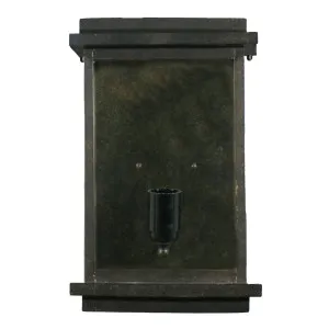 Montrose Small Outdoor Wall Sconce, Antique Bronze by Lighting Inspirations, a null for sale on Style Sourcebook