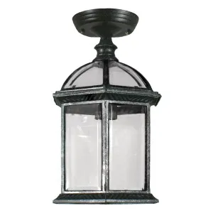 Station Outdoor Under Eave, Antique Black by Lighting Inspirations, a null for sale on Style Sourcebook