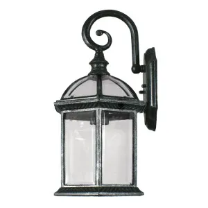 Station Outdoor Wall Light, Antique Black by Lighting Inspirations, a null for sale on Style Sourcebook