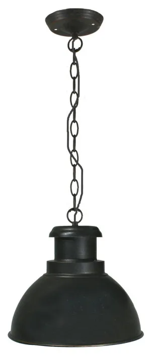 Terminal Indoor Chain Pendant Light, Antique Bronze by Lighting Inspirations, a null for sale on Style Sourcebook