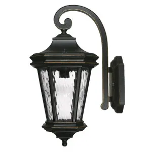 Tilburn Medium Outdoor Wall Light, Antique Bronze by Lighting Inspirations, a Wall Lighting for sale on Style Sourcebook