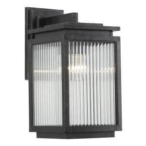 Boulevard Small Outdoor Wall Light, Antique Black by Lighting Inspirations, a Wall Lighting for sale on Style Sourcebook