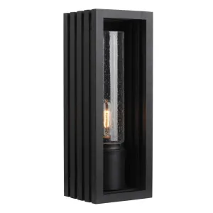 Portico Small Outdoor Wall Sconce, Matte Black by Lighting Inspirations, a Wall Lighting for sale on Style Sourcebook