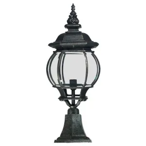 Flinders Large IP44 Outdoor Pillar Mount, Antique Black by Lighting Inspirations, a Fixed Lights for sale on Style Sourcebook