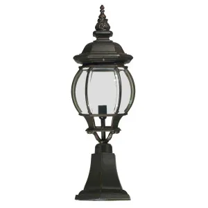 Flinders Medium IP44 Outdoor Pillar Mount, Antique Bronze by Lighting Inspirations, a Fixed Lights for sale on Style Sourcebook