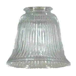 Zipper 23 2 1/4" Fitter Glass Shade, Clear by Lighting Inspirations, a Lamp Shades for sale on Style Sourcebook