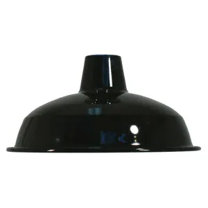 Warehouse 300mm Metal Shade 29mm Hole, Black by Lighting Inspirations, a Lamp Shades for sale on Style Sourcebook
