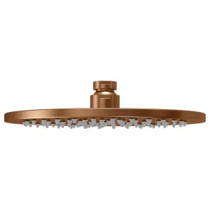 Round Shower Rose, 200mm, Lustre Bronze by Meir, a Shower Heads & Mixers for sale on Style Sourcebook