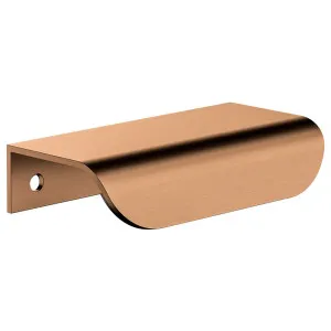 Oppen Edge-Pull 75mm Cabinet Handle, Lustre Bronze by Meir, a Cabinet Hardware for sale on Style Sourcebook