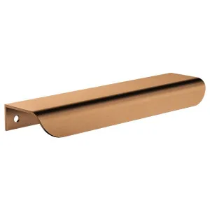 Oppen Edge-Pull 150mm Cabinet Handle, Lustre Bronze by Meir, a Cabinet Hardware for sale on Style Sourcebook